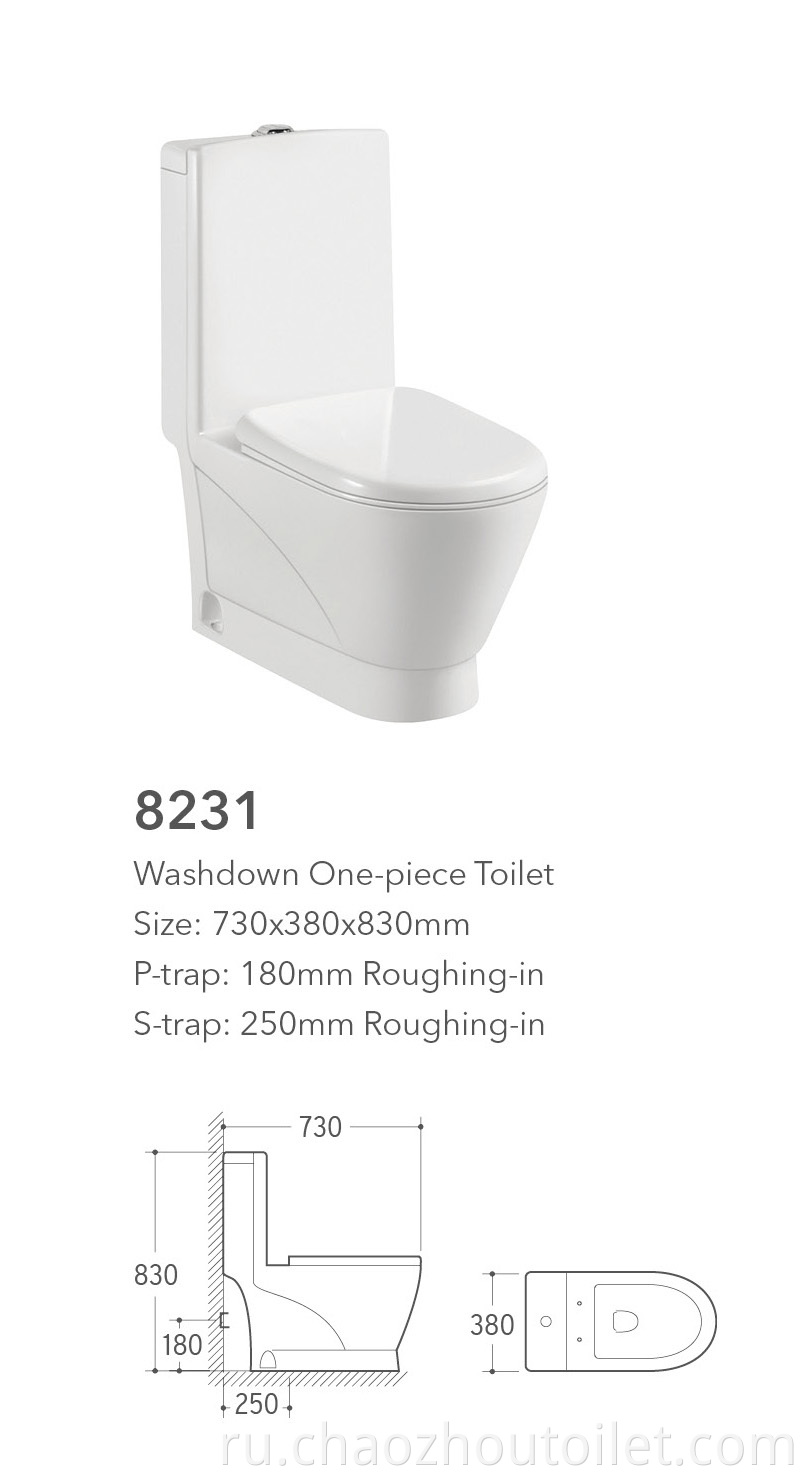 8231 One Piece Toilet